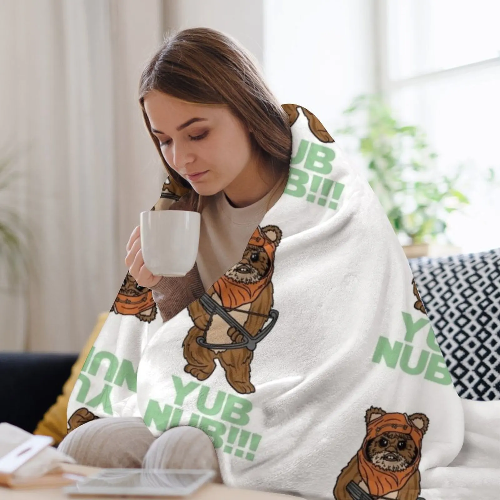 Одеяло Ewok Очень большое тонкое летнее постельное белье Одеяла