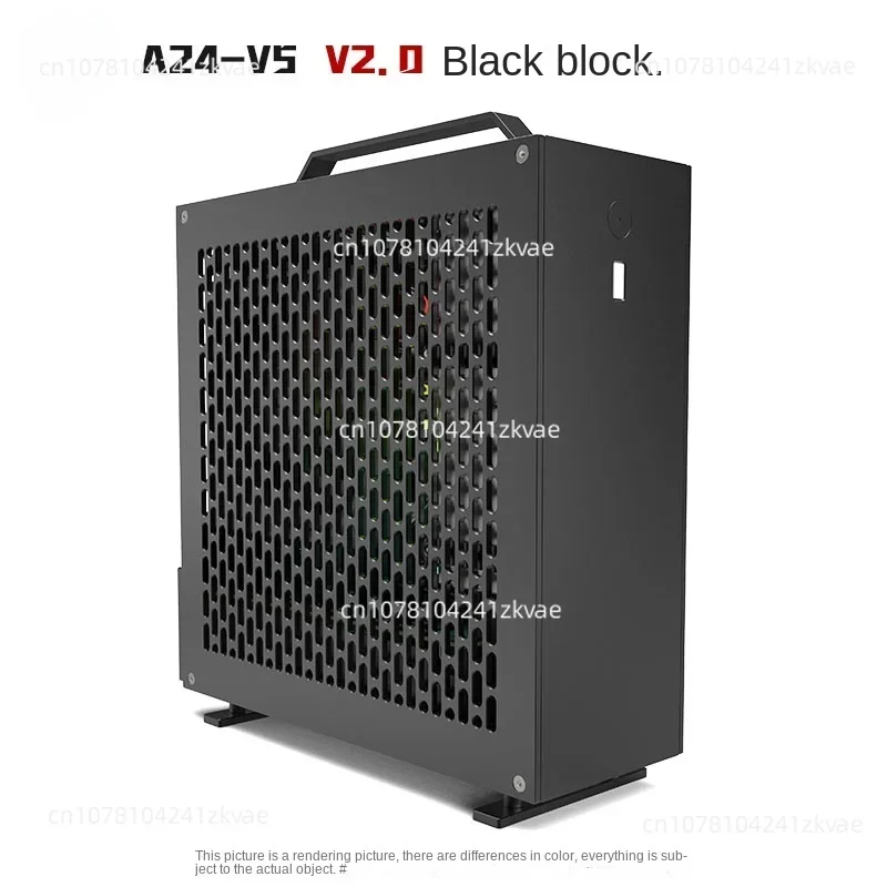 В наличии Mini A24-V5 2 0 два слота один дисплей 1U блок питания ITX шасси двустороннее
