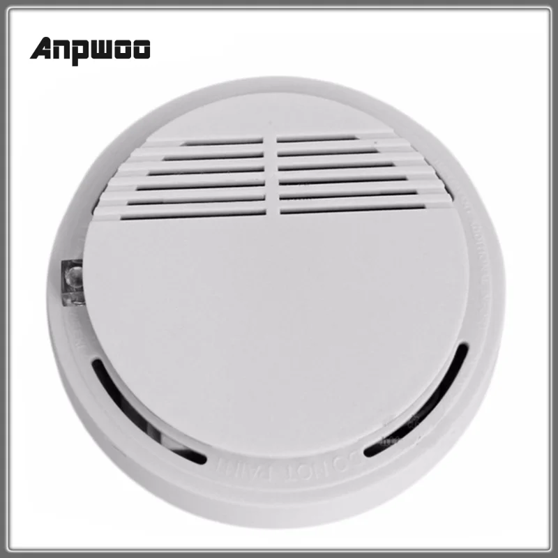 

High Sensitive Smoke Sensor Detector Photoelectric Home Security System Cordless Wireless Smoke Tester Fire Alarm Equipment