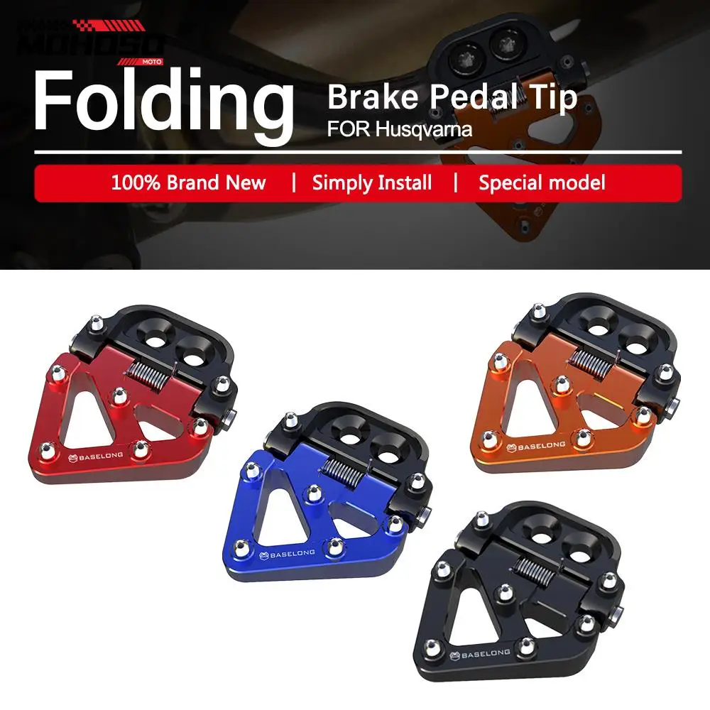 

Motorcycle Folding BRAKE PEDAL STEP PLATE For Husqvarna 701 ENDURO SUPERMOTO 2016-2022 TE FE 125-501 FC 250 350 450 TC 125 250