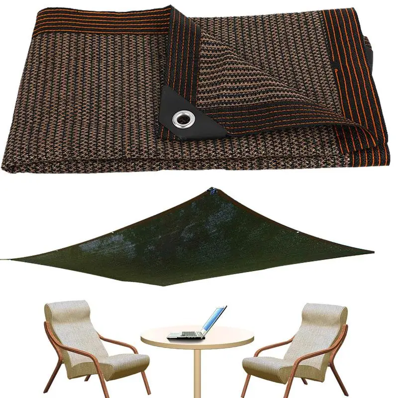 Waterproof Tarp Tent Shade Hdpe Mesh Tarp With Upgraded Grommets Sun Shades For Home Greenhouse Plants