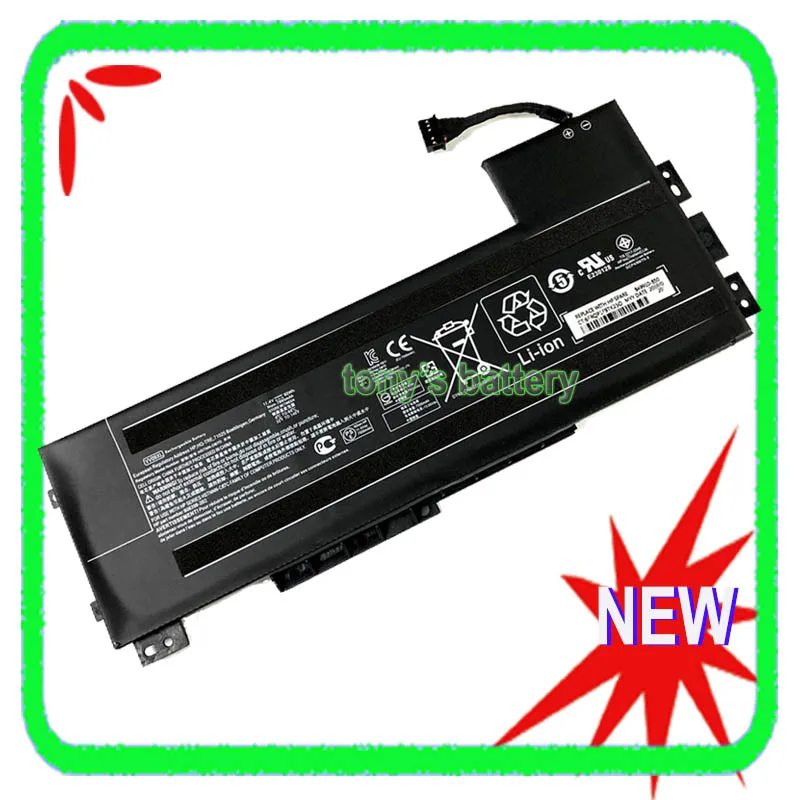 

Новый аккумулятор VV09XL для HP ZBook 15 17 G3 G4 808452-001 808452-002 HSTNN-DB7D 808398-2C2 11,4 V 90WH