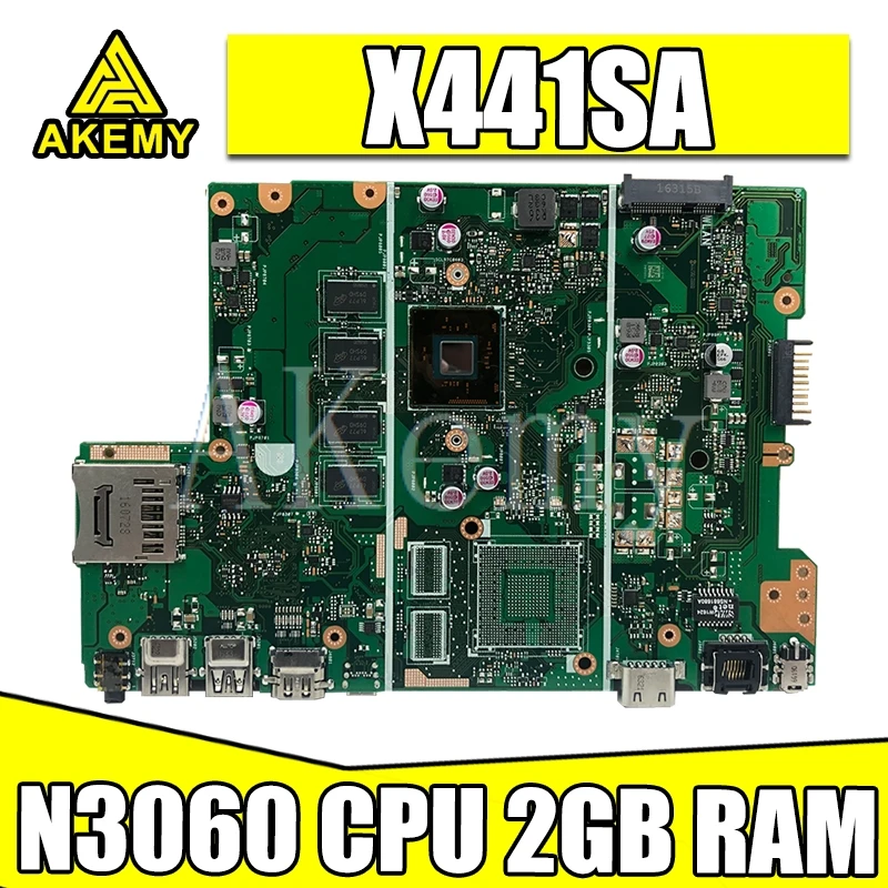 

Материнская плата X441SA N3060 CPU 2GB RAM Материнская плата Asus X441S X441SA X441SC, тест материнской платы ОК