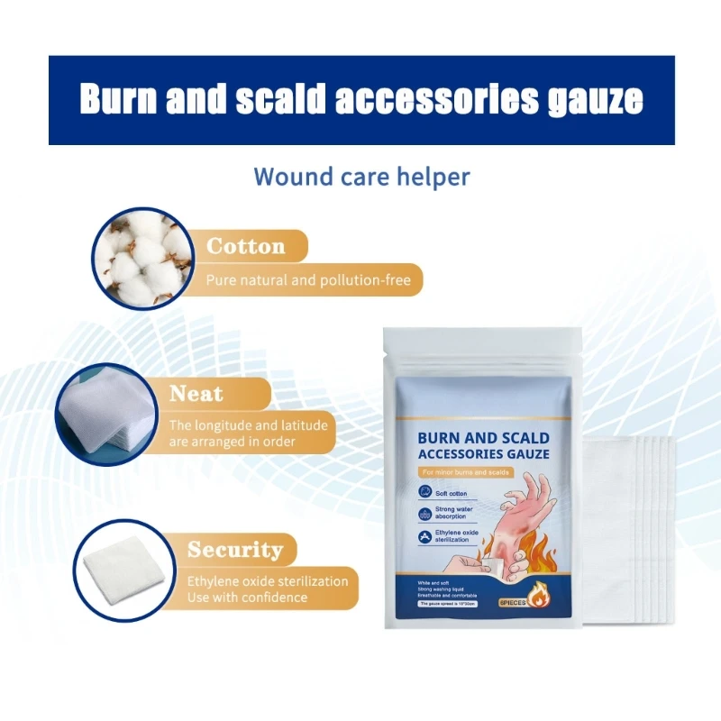 Кровоостанавливающая повязка Марля для остановки кровотечения Бинты