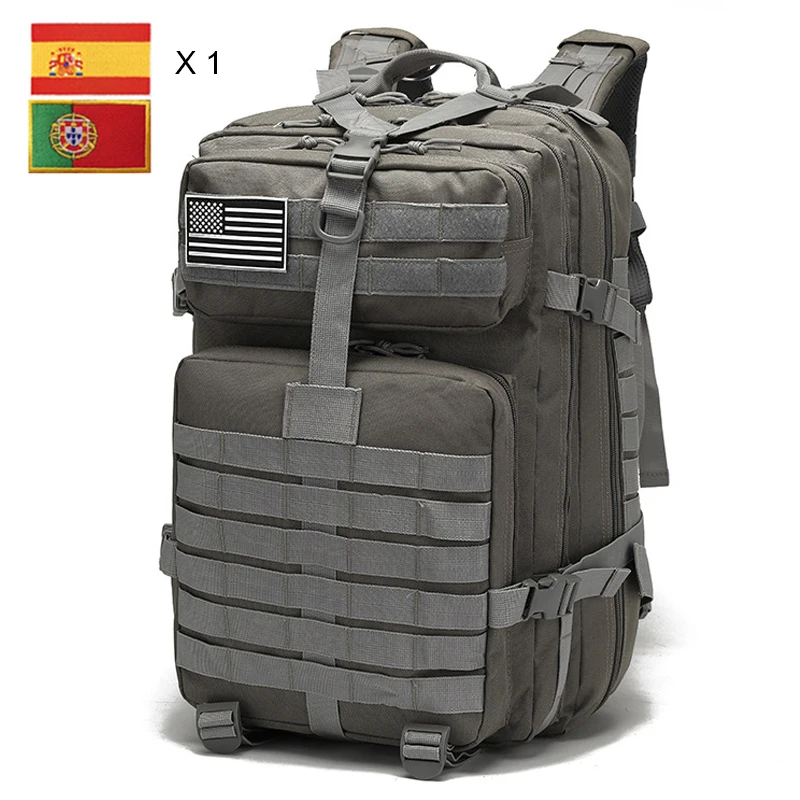 

Вместительный походный охотничий рюкзак, мужской военный тактический рюкзак, нейлоновая сумка для путешествий, рюкзак для кемпинга с мягкой спинкой, 30 л/50 л