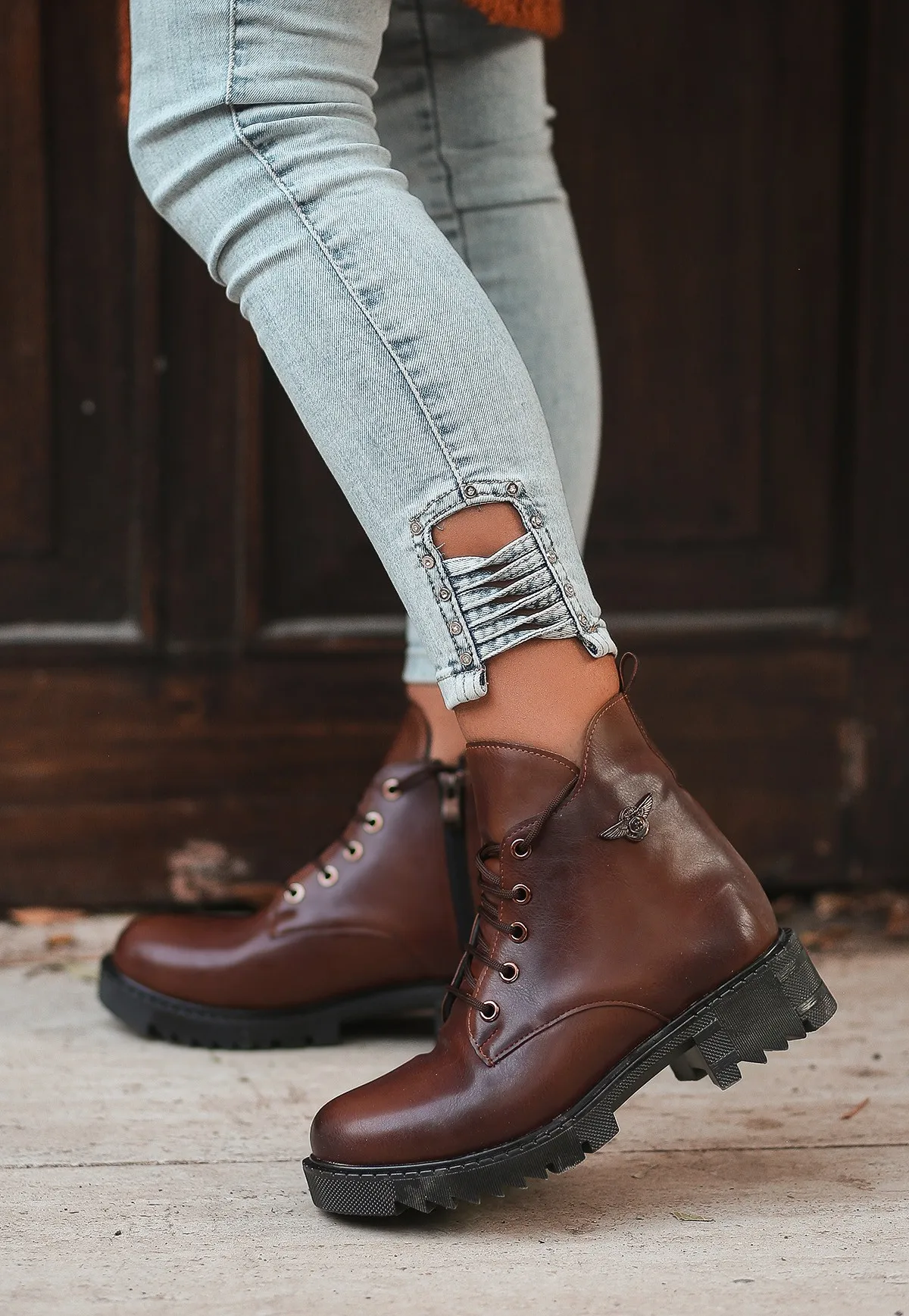 

BveA Store зимние женские модные сапоги на молнии до запястья на толстой подошве теплые удобные повседневные сапоги из искусственной кожи Анна ...