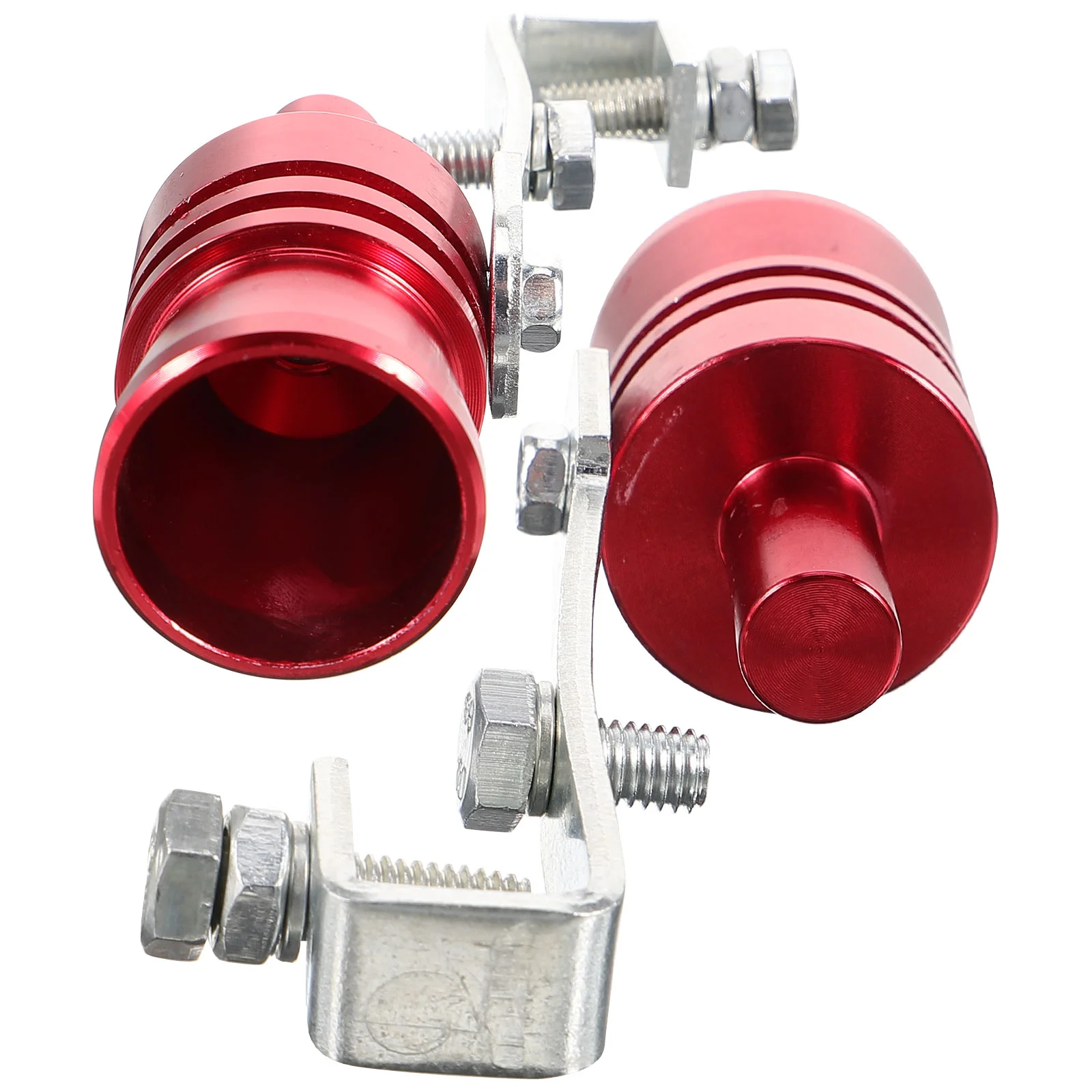 

2pcs Exhaust Pipe Sounders Car Turning Turbines Whistle Sounders Tail for Automobile Repacking