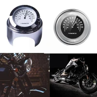 universal car thermometer clock waterproof clock motorcycle accessories watch mount aluminum handlebar quartz y0u9