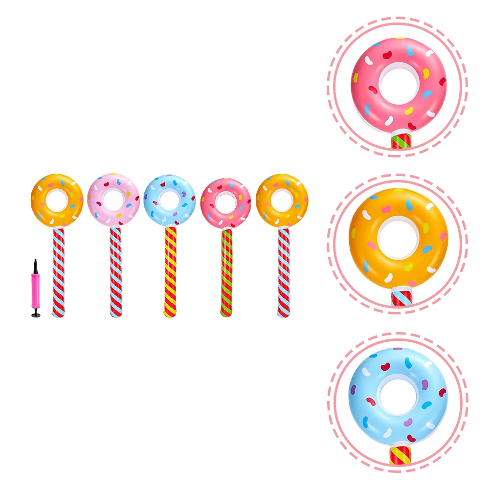 

Donut Party Decorations Inflatablebirthday Candy Stick Boom Theme Inflatables Donuts Noise Makers Decor Themed Decoration
