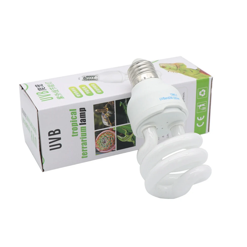 Свет для рептилии энергосберегающая кальциевая добавочная лампа Uvb 5 0/10 0