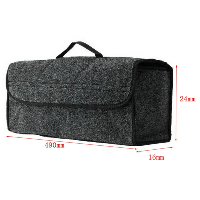 

Gray Storage bag Box Car Cargo Collapsible Felt cloth Foldable Luggage
