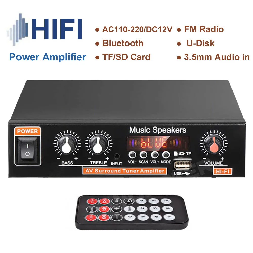 Najtaniej Woopker Wzmacniacz Audio 45Wx2 Kanał 2.0 Cyfrowy Dla Domu Samochód Potężny Bluetooth Radio Hifi Subwoof AMP Obsługuje USB TF FM AUX Ceny Woopker Wzmacniacz Audio 45Wx2 Kanał 2.0 Cyfrowy Dla Domu Samochód Potężny Bluetooth Radio Hifi Subwoof AMP Obsługuje USB TF FM AUX
