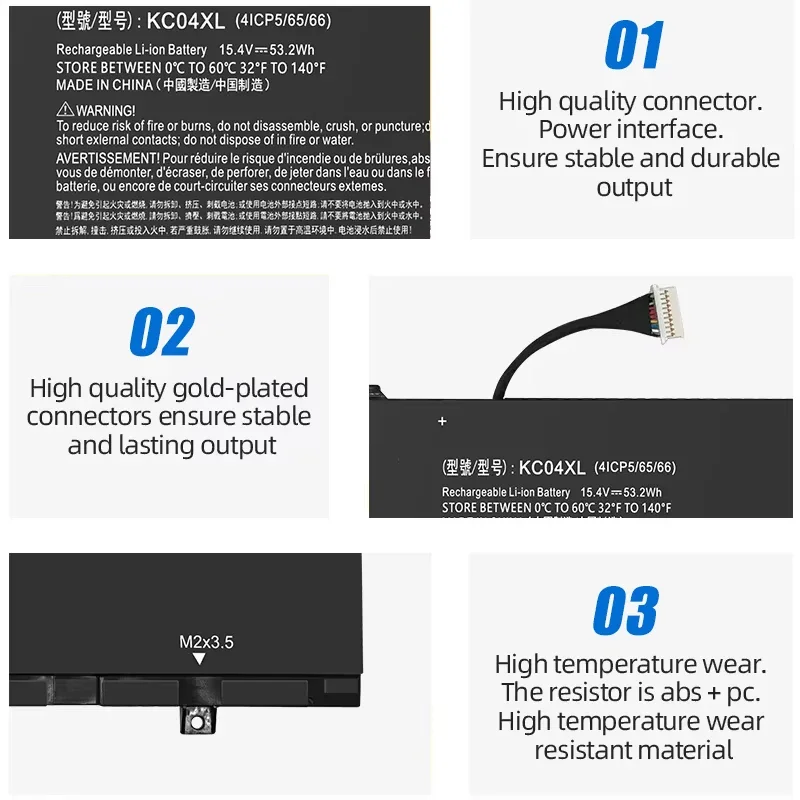 Фото Аккумулятор SKOWER 15.4V 53.2Wh KC04XL для HP Envy X360 13-AG 13M-AQ 13-AH 13-AQ0010TU 13-AH0010TX HSTNN-DB8P HSTNN-IB8K L08544-2B1 №3