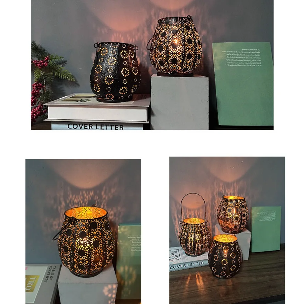 Фестиваль Чжаа арабский креативный железный подсвечник подвесной светильник в