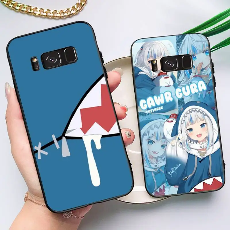

Gawr Gura Phone Case for Samsung Note 5 7 8 9 10 20 pro plus lite ultra A21 12 72