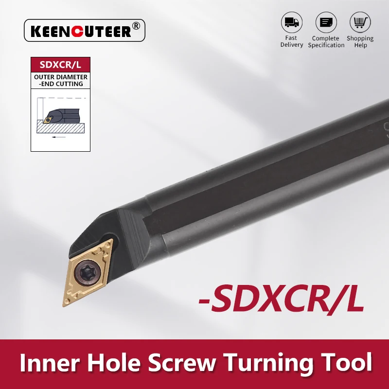 Internal turning tool S08K/S10K/S12M/S14N/S16Q/S20R/S25S-SDXCR07/11 Lathe Turning CNC Cutting Tool Cutter Bar