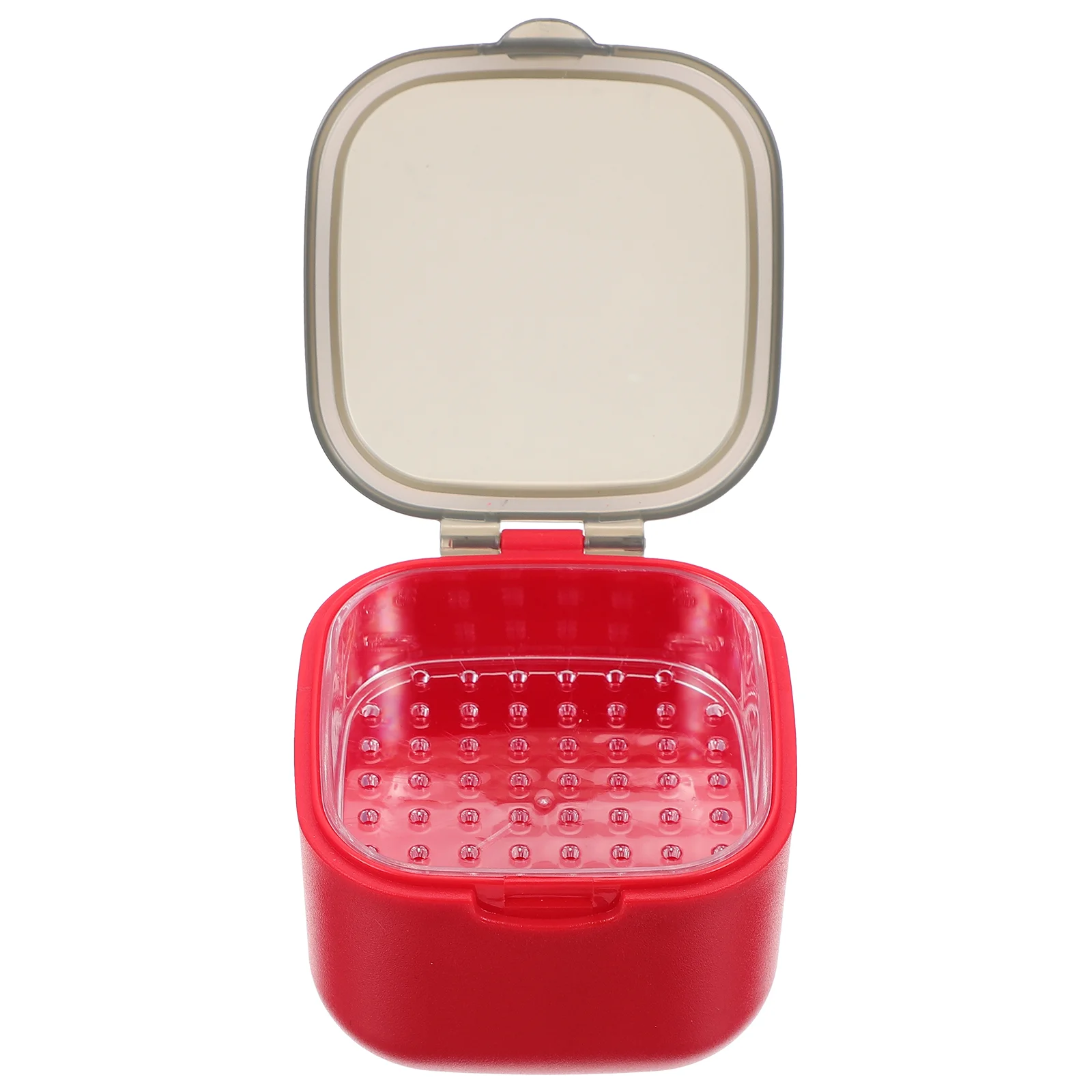 

Storage Tooth Container Case Holder Guard Denture Enclosure Retainer Lid