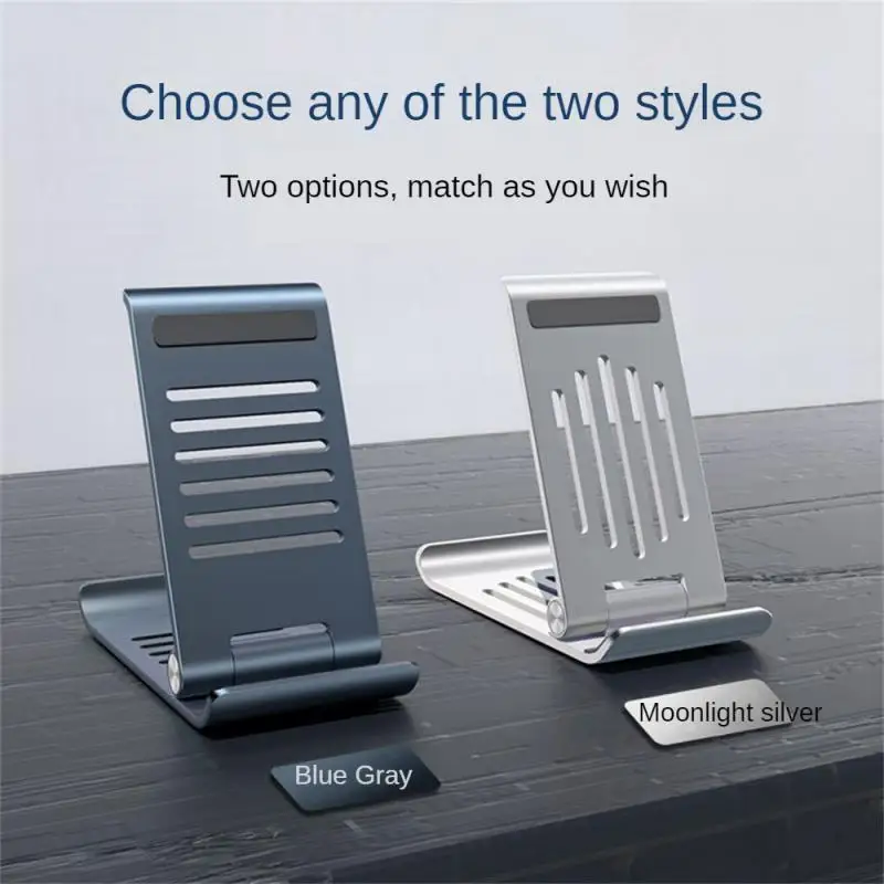

Aluminum Alloy Holder Mobile Phone Stand Foldable IPad Tablet Support Cell Phone Desk Heat Dissipation For Huawei Samsung IPhone