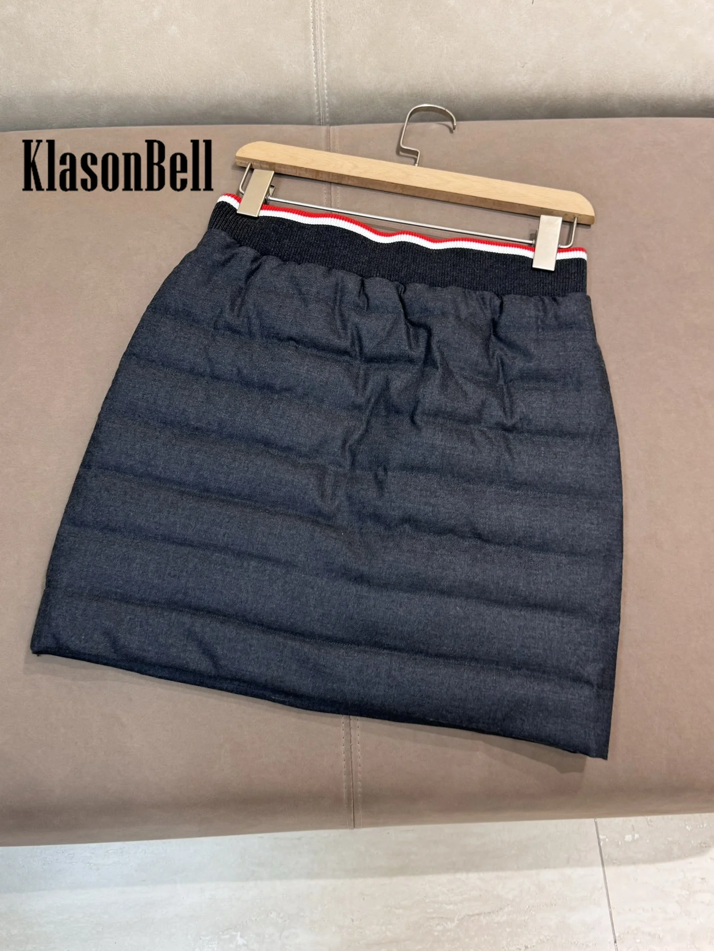 11.20 KlasonBell-Женское шикарное сохраняющее тепло шерстяное пальто на молнии с