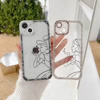 disney snow white alice lines cute phone case for samsung s 20 21 22 plus ultra 21fe a02 03 12 20 21 22 51 50 52 71 4g 5g cover