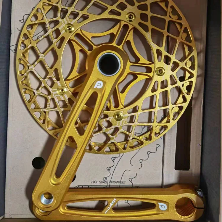 Crius MTB полый шатун 130 мм BCD из алюминиевого сплава звездочка паука 53T 56T 58T с ЧПУ Litepro