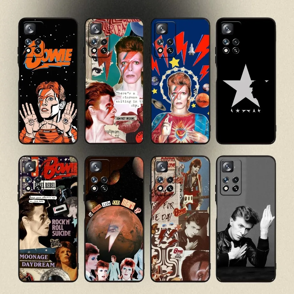 Чехол для телефона D-DavidS B-BowieS Samsung Galaxy A20 A21s A22 A31 A32 A52 A53 A72 73 A80 A91 Мягкий черный чехол