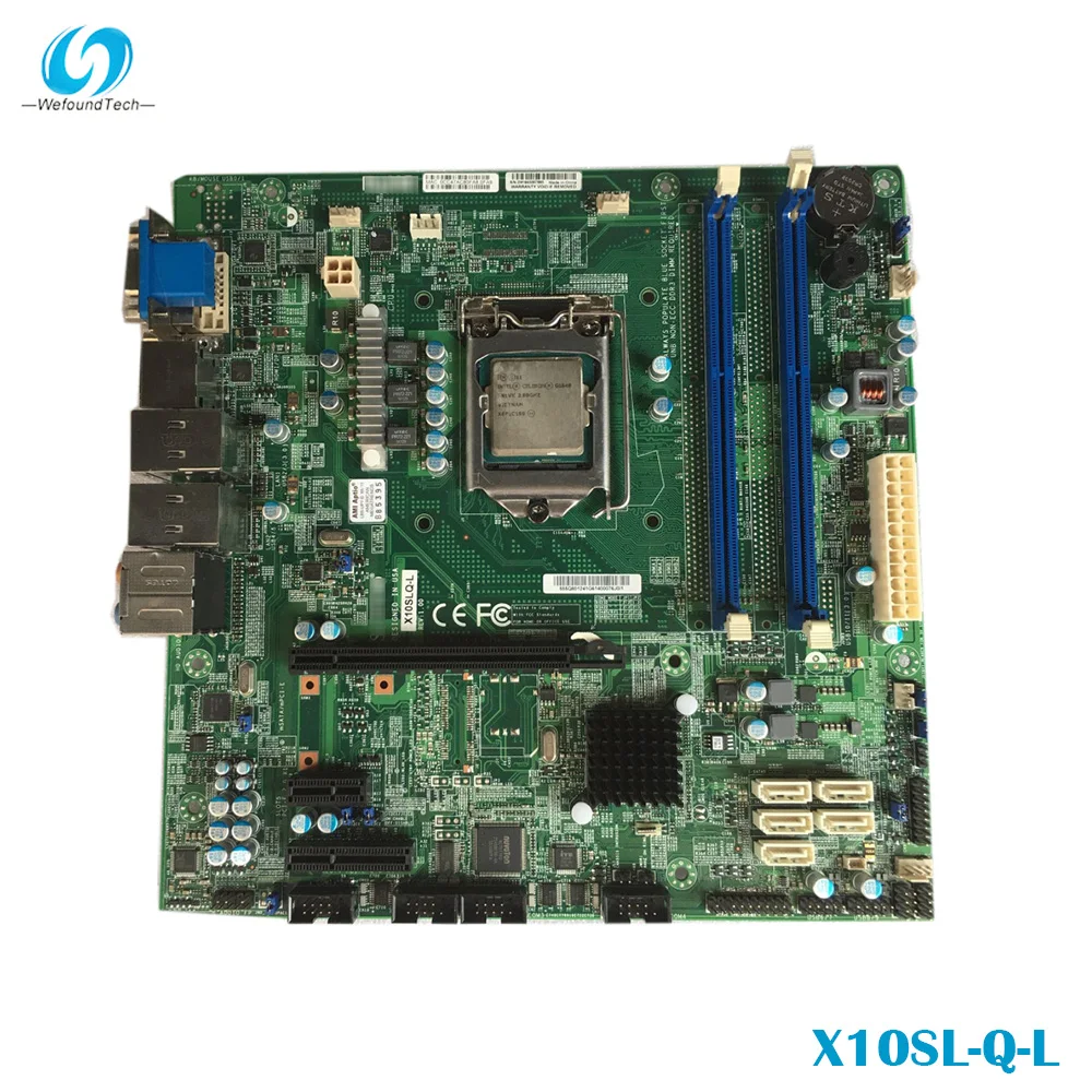 

Материнская плата для одноканального сервера Supermicro X10SL-Q-L поддерживает процессор 1150-v3/v4 перед отправкой