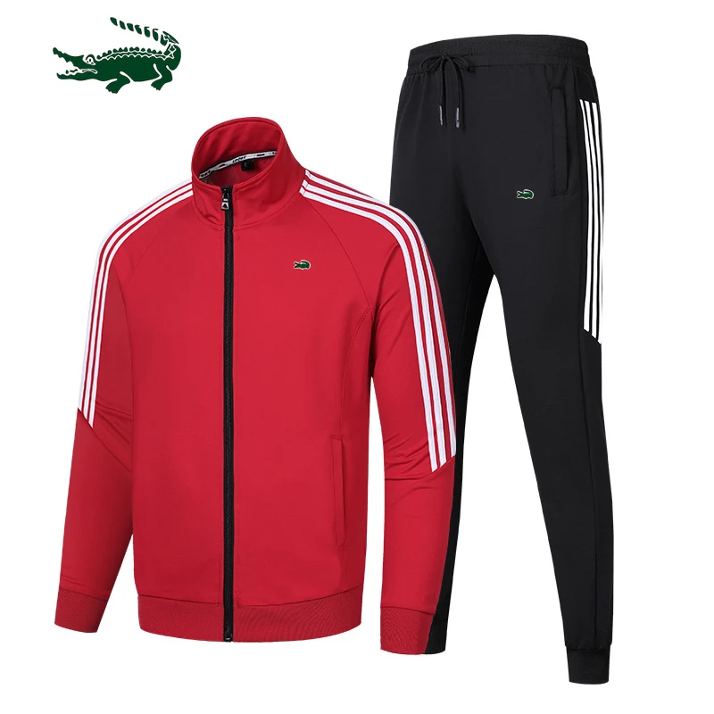 Cartelo Men's Sets Two Piece Tracksuit Casual Zipper Jacke + Pants Harajuku Sport Suits Spring Brand Sportswear