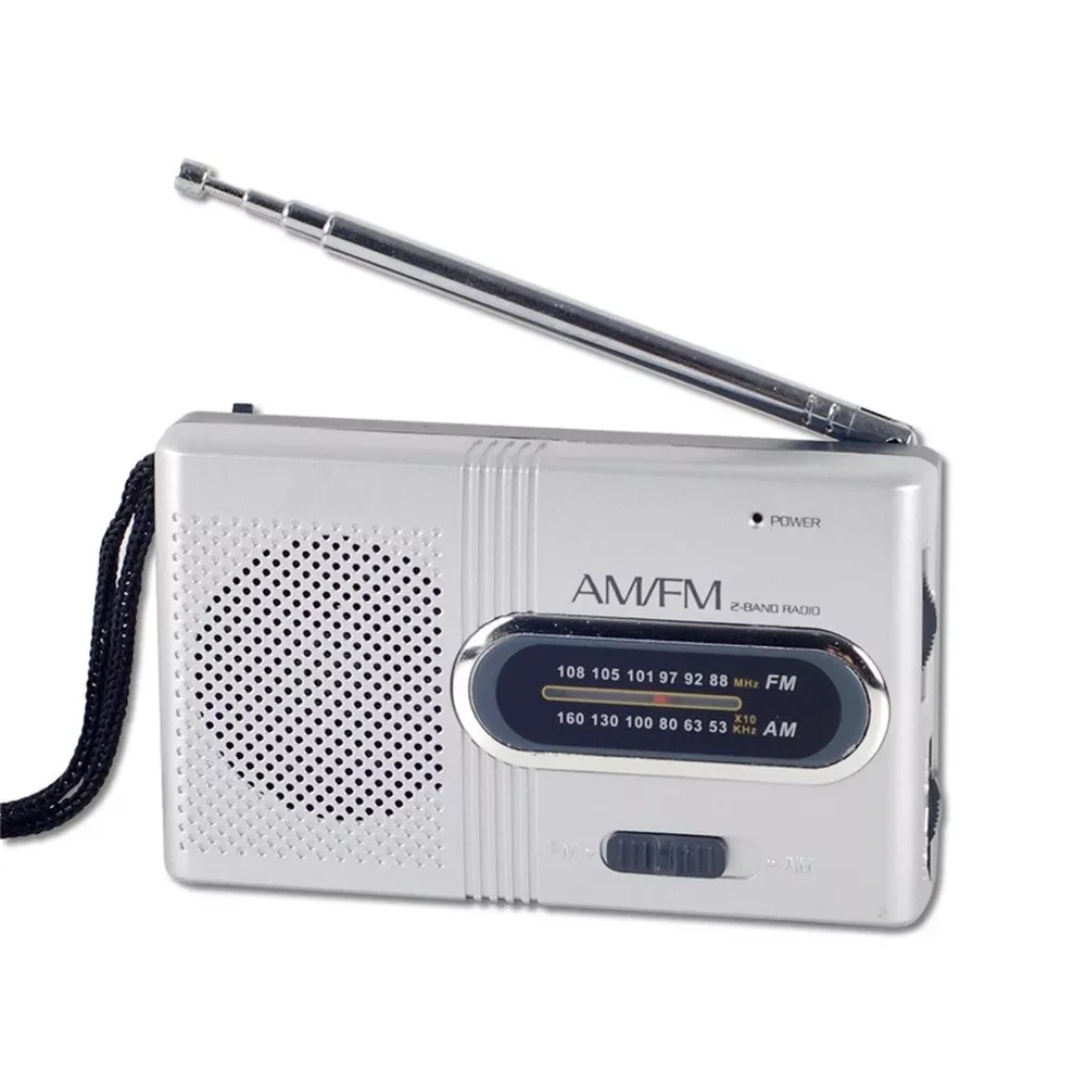 

HIPERDEA Wireless Radio 2019 New Mini Portable Pocket AM/FM Telescopic Antenna Battery Powered Radio Receiver Apr19