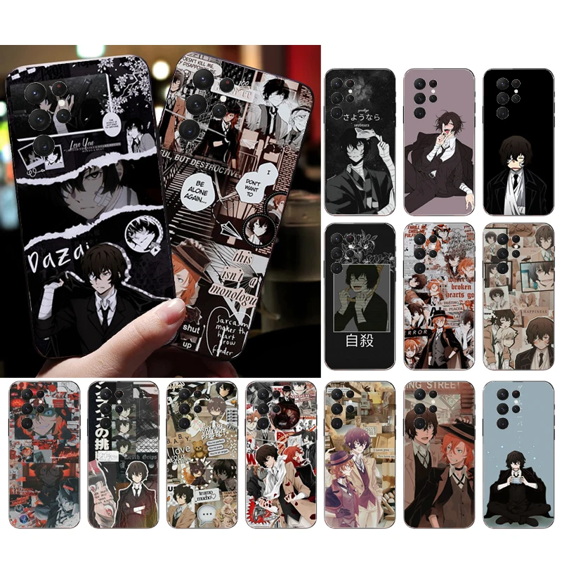 

Phone Case for Samsung Galaxy S23 S22 S21 S20 Ultra S20 S22 S21 S10E S20FE Note 10Plus 20 Ultra Bungou Stray Dogs Dazai Osamu
