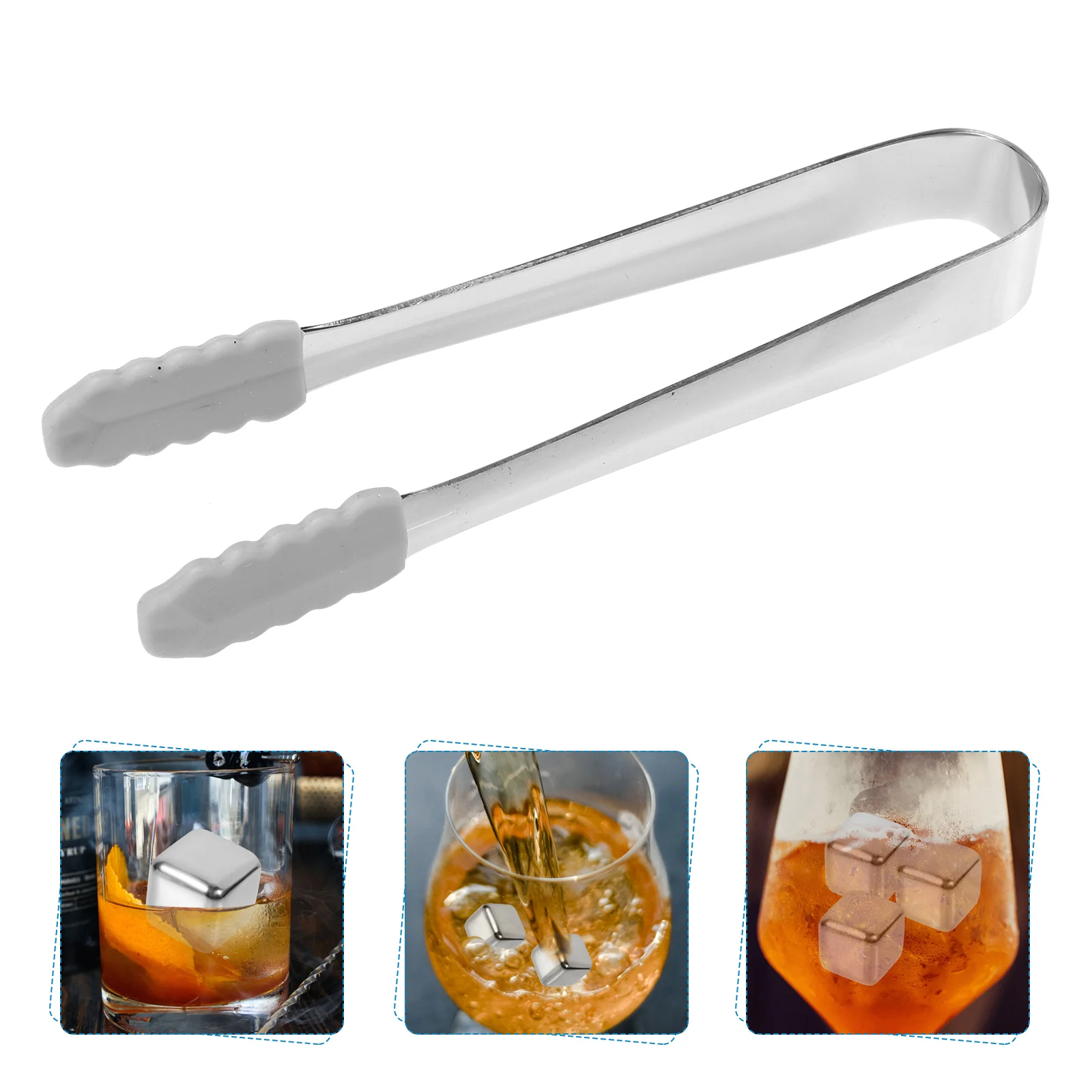 

Tongs Ice Serving Steel Stainless Mini Tong Cooking Sugar Food Salad Bread Steak Cube Metal Appetizers Kitchen Clamp Grill