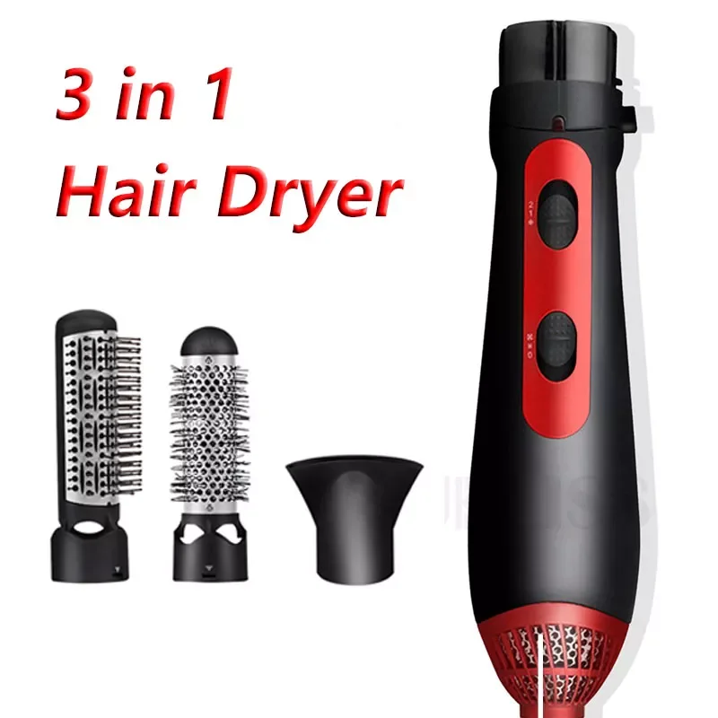 

NEW 2023 Hot Air Brush Hair Dryer Multifunctional Hair Straightener Comb Curling Brush Hair Dryers Styling Tool Ion Blow Hair Dr