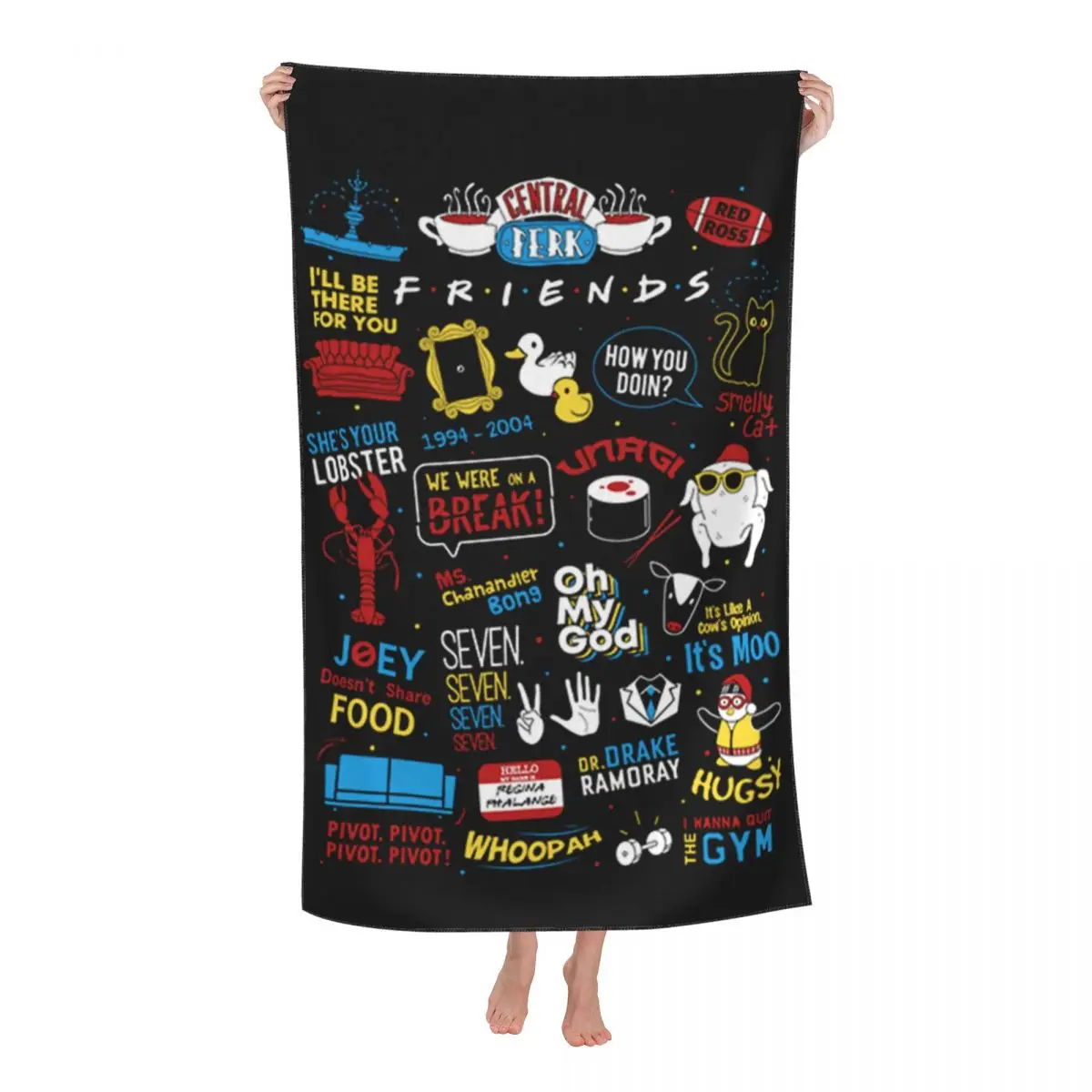 Customized Soft Linen Microfiber Shower Towels