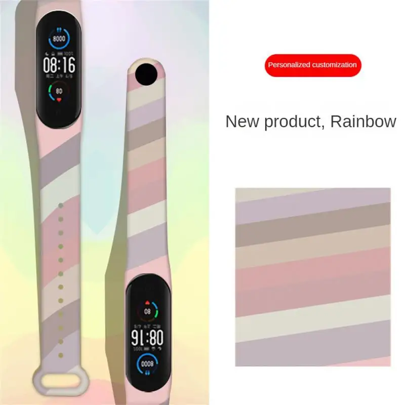

Ремешок из ТПУ Для XiaoMi Band 7/6/5, сменный силиконовый браслет для Xiaomi Mi Band 7/6/5, аксессуары для наручных часов