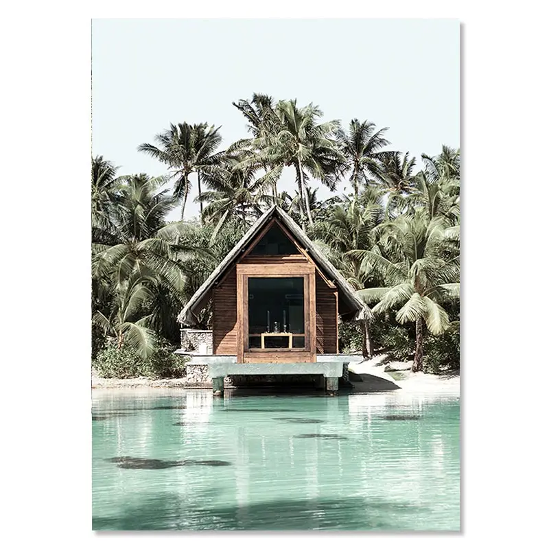 Картина на холсте JUBEER Тропический пляж