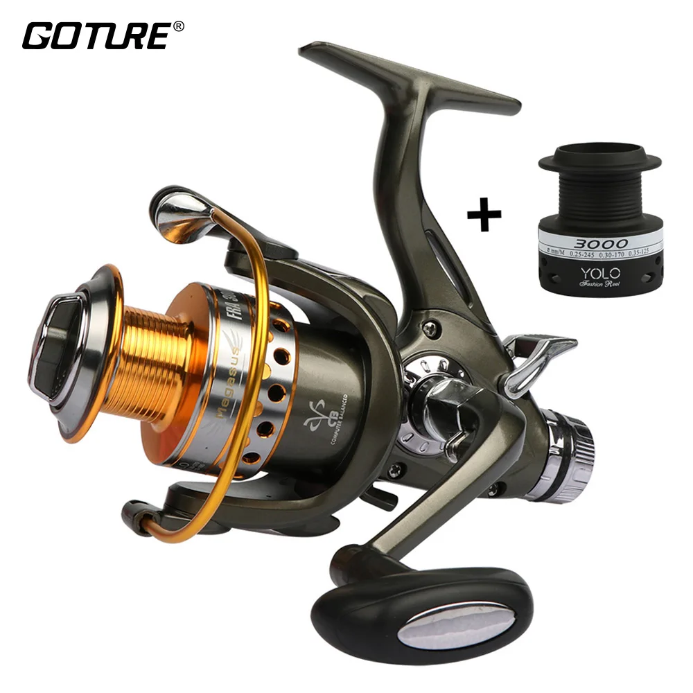 Goture Fishing Reel Metal Spinning Reel With One Spare Spool Left And Right Hand 10bb Carp Sea Reel