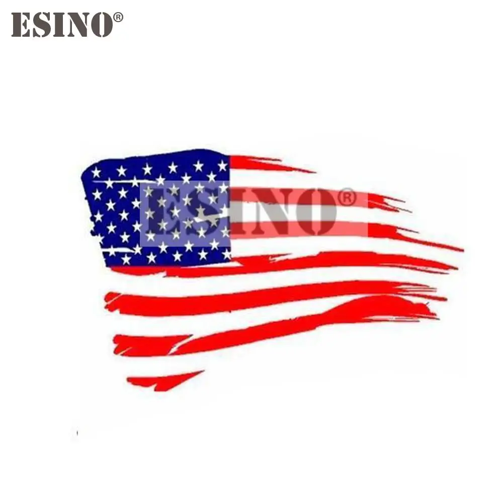 

Стайлинг автомобиля, креативная растянутая синяя и красная американская автомобильная декоративная наклейка, мультяшная ПВХ водонепроницаемая наклейка для кузова автомобиля, виниловый узор