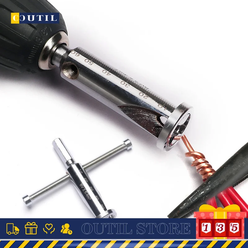 

Hand-Automatic Wire Stripper Twisted Wire Tool Cable Peeling Twisting Stripping Artifact Connector Electrician Hand Tools