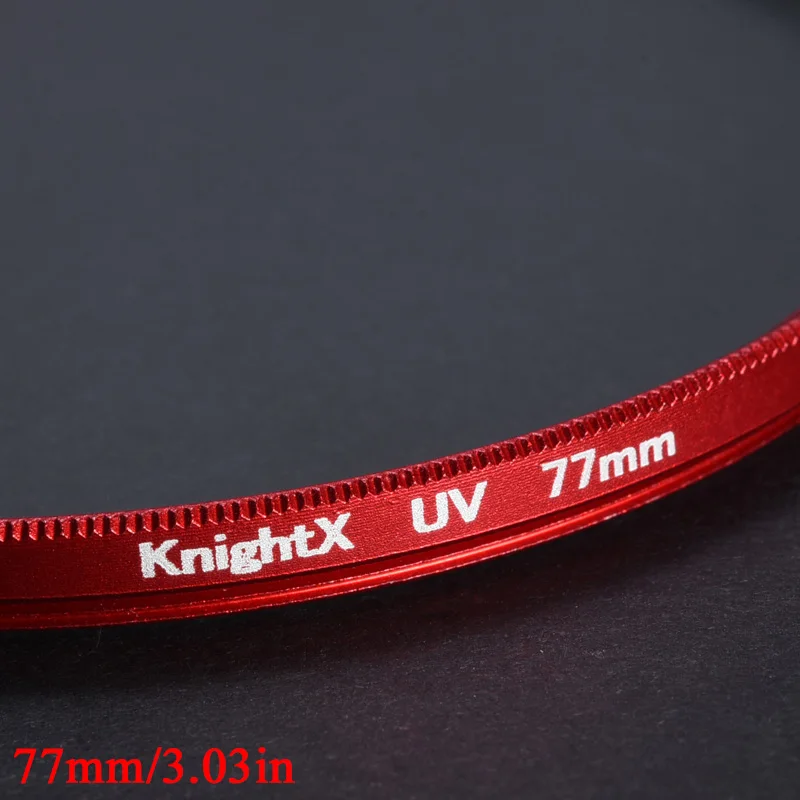 Фото Объектив с УФ-фильтром в красной рамке для Canon eos Nikon Sony DSLR SLR, аксессуары 58 мм №3