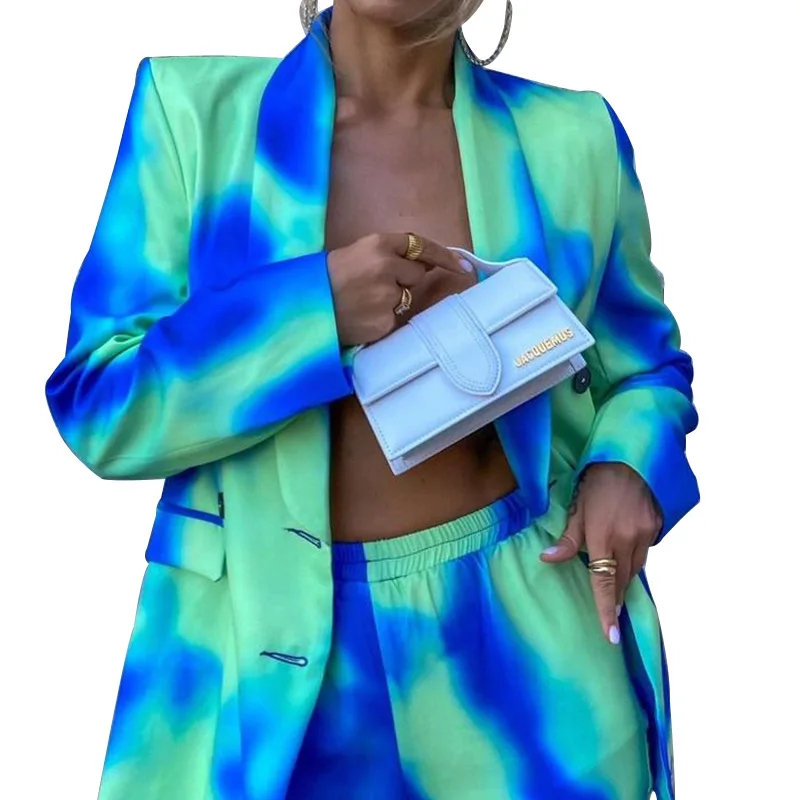 2023 Spring Autumn Streetwear Women Fashion Set Long Sleeve Blazer Pants Suit Office Lady Tracksuit Two Piece Set Fitness Outfit