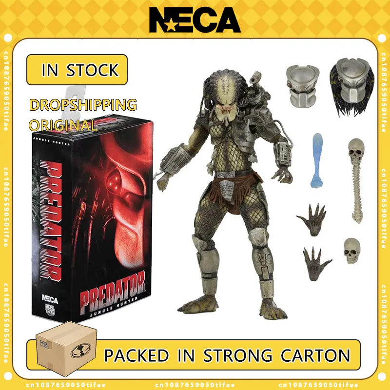 Игрушки NECA Jungle Hunter-экшн-фигурка в масштабе 7 дюймов хищник оригинальная Аниме