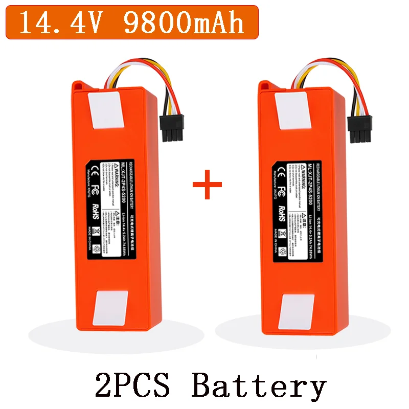 

New 14.4V 9800mAh lithium-ion battery vacuum cleaner robot vacuum cleaner accessories Roborock S50 S51 T4 T6