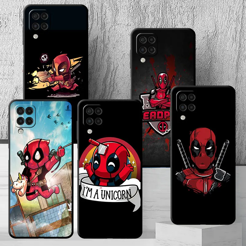 Чехол для Samsung Galaxy A52 A53 A12 A13 4G A54 5G A32 A51 A71 A23 A33 A21S A31 черный чехол телефона мультяшный