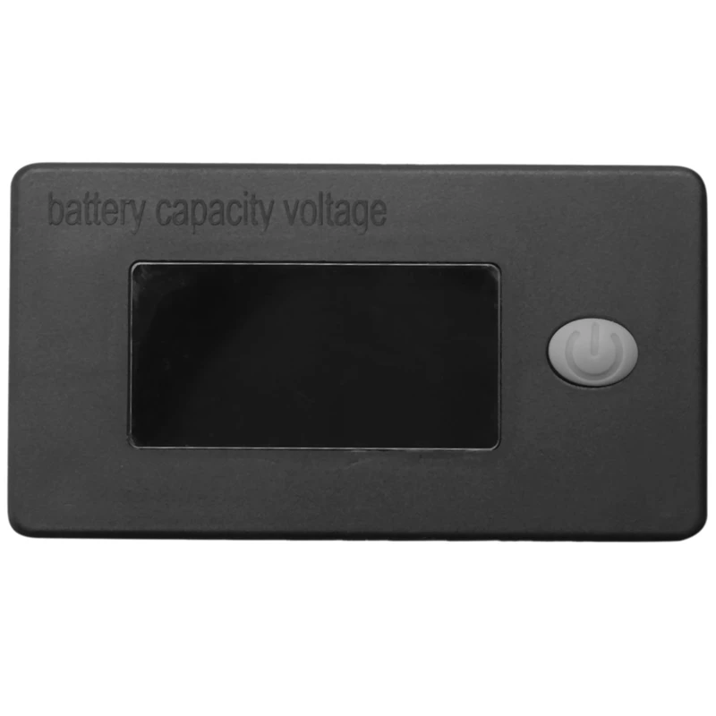 

HOT-Battery Capacity Monitor,10-100V Battery Meter, 12V 24V 48V Percentage Voltage Fahrenheit Temperature Indicator Meter