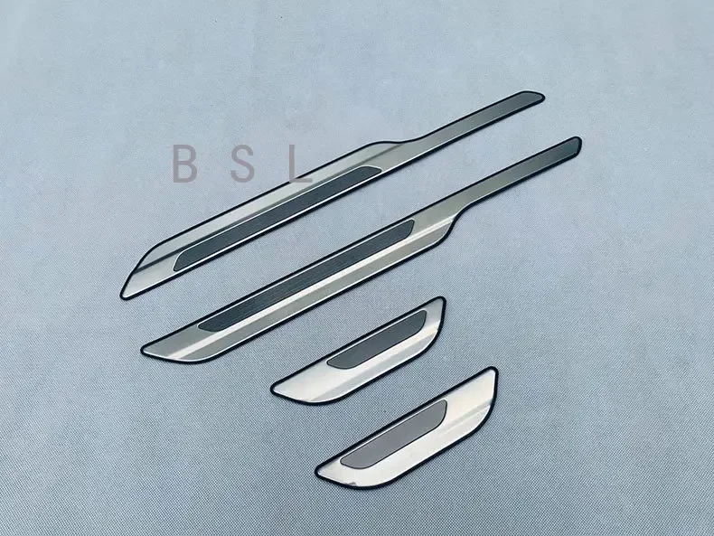 Для 2021 2022 Toyota Aqua Eksterior ior S Pintu Pelat Scuff педаль Selamat датан Baja Tahan быт 4 Buah