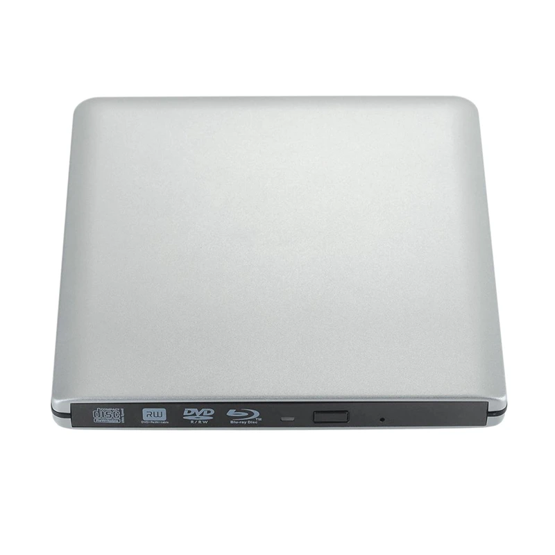 

External Blu-Ray DVD Drive USB 3.0 Slim CD/DVD-ROM CD/DVD-RW Burner Player Burner for Windows 7/8/10/XP MAC OS