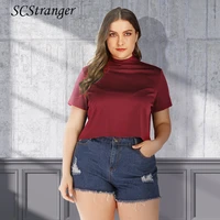 summer y2k top plus size womens t shirt solid color short loose t shirt round neck short sleeve tops women clothing %d1%84%d1%83%d1%82%d0%b1%d0%be%d0%bb%d0%ba%d0%b0