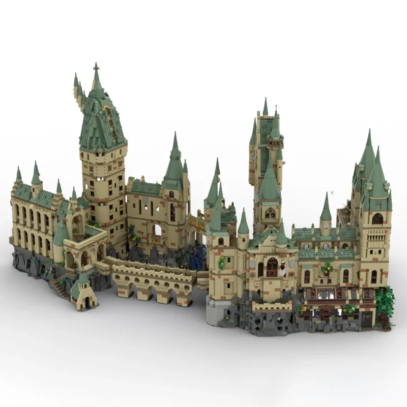 Волшебная модель фильма MOC строительные кирпичи средневековый замок модульная