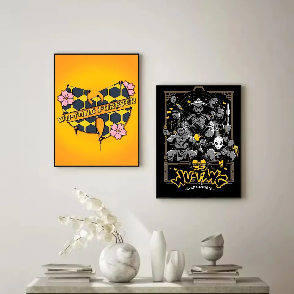 Wu-B-Tangs Clan музыкальный постер ПВХ