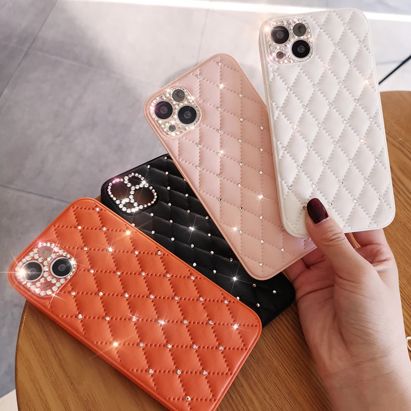 

Phone Case for IPhone 13 Pro Max Phone Case for IPhone 11 12 13 for Women Phone Accessories Rhinestone Diamond Small Fragrance